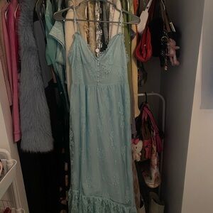 blue Lace Dress